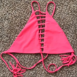 Pink bathing suit top!